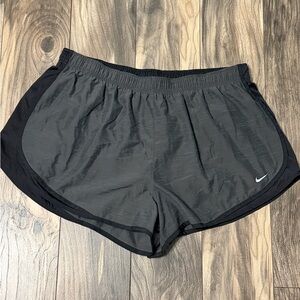 Nike Women’s Black & Dark Gray Athletic Shorts